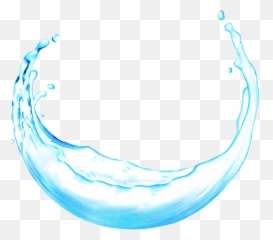 Round Water Droplets Photo - Png Image Download Splash Emoji