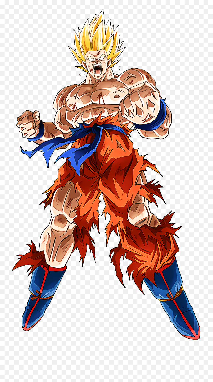 Zealous Roar Super Saiyan Goku Render - Zealous Roar Super Saiyan Goku Emoji,Goku Emoji