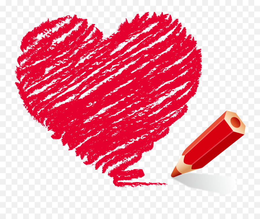 Cartoon Download Crayon - Crayon Heart Clipart Emoji,Crayon Emoji