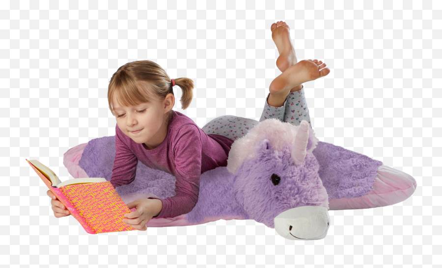 Pillow Pet Jumboz Lavender Unicorn 30 - Stuffed Toy Emoji,Giant Emoji Pillow
