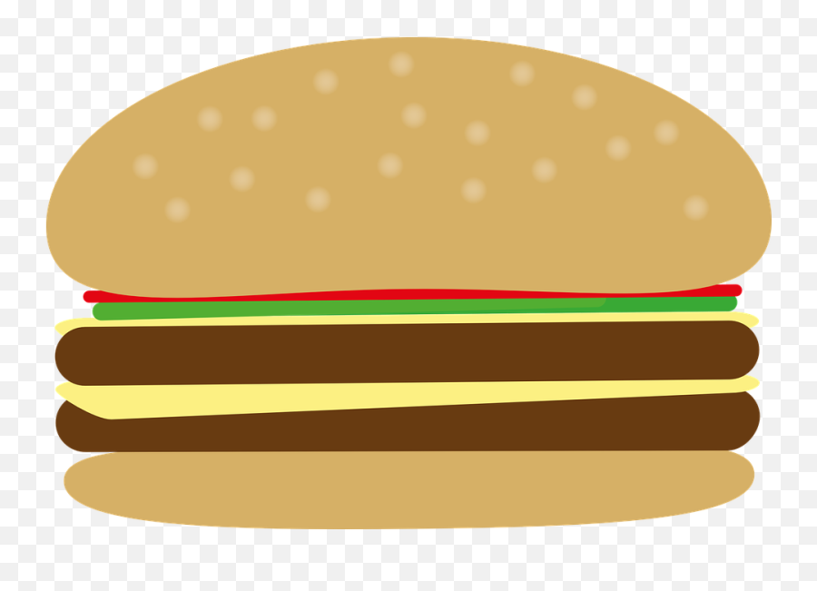 Free Burger Hamburger Vectors - Burger Graphic Png Emoji,Cake Emoticon