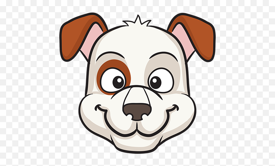 Dogmoji - Cartoon Dog With Tongue Out Emoji,Dog Emoji Facebook