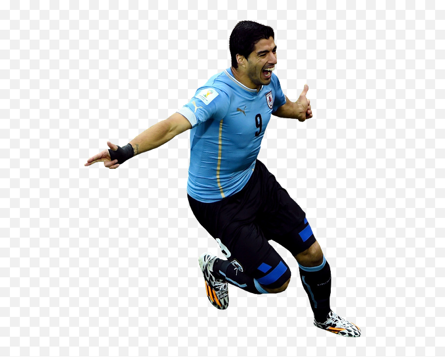 Football Player Png - Luis Suárez Uruguay Png Emoji,Soccer Emoji Shirt