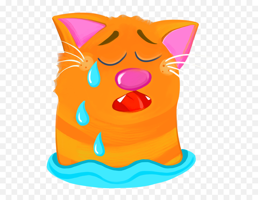Nice Good Kitty Cat And Penguin - Clip Art Emoji,Kitty Cat Emoji