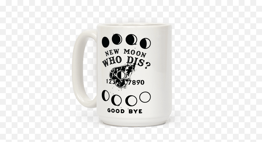 Ouija Board Planchette Moon Phase Witch - Coffee Cup Emoji,Moon Phases Emoji