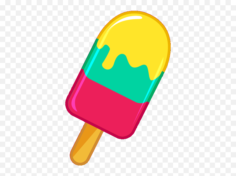Top Yellow Popsicle Stickers For Android Ios - Popsicle Clipart Transparent Emoji,Popsicle Emoji