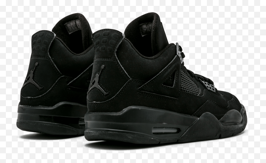 Air Jordan 4 - Jordans Black Cat 4 Emoji,Cat Boots Emoji