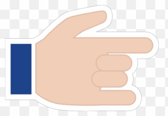 Hands Devil Horns With Thumb Up Emoji Sticker - Sign