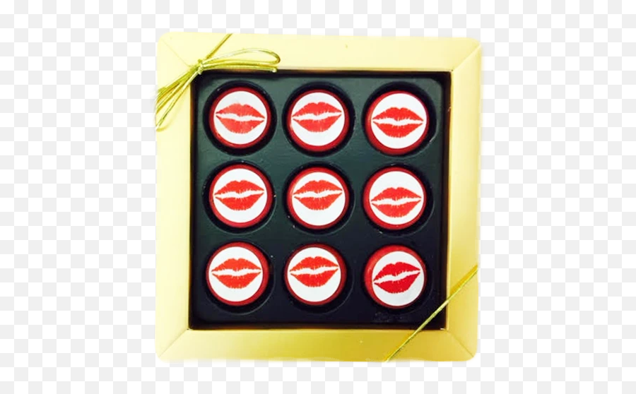 Red Lips Mini Chocolate Covered Oreos Gift Box - Wow Bao Logo Emoji,Red Lips Emoji