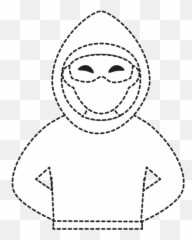 Thief vector face Picture 1496750 thief - Lingkaran Putus Png Emoji