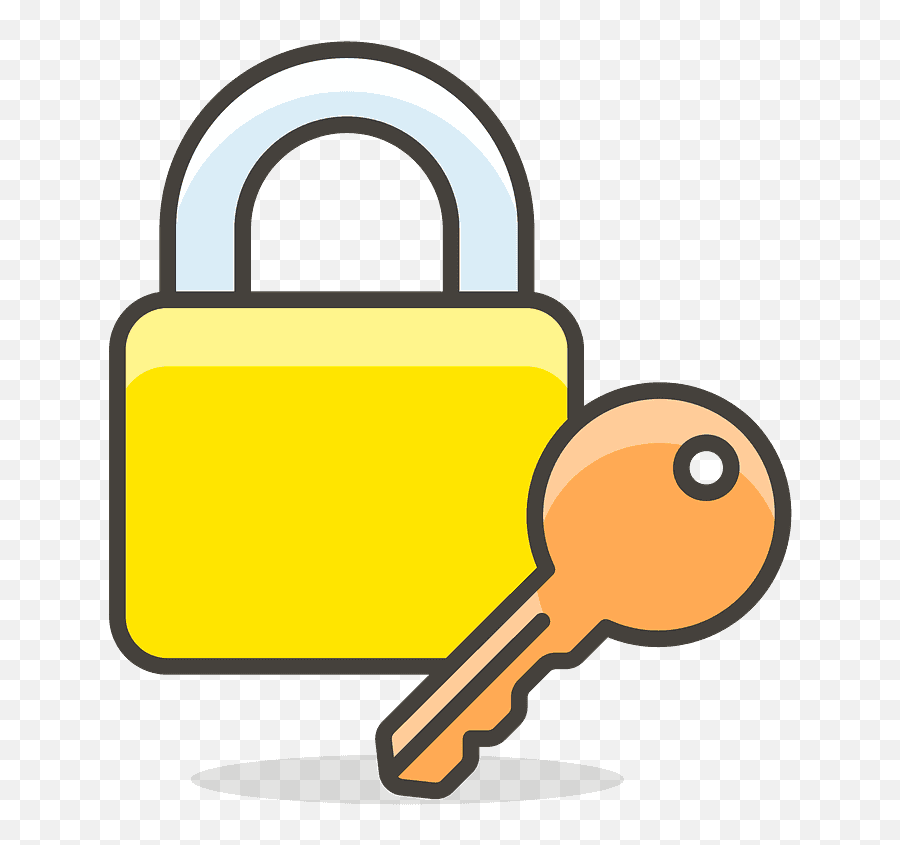 Locked With Key Emoji Clipart - Icon,Lock With Key Emoji