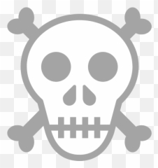 Skull Bones Graphic - Emoji