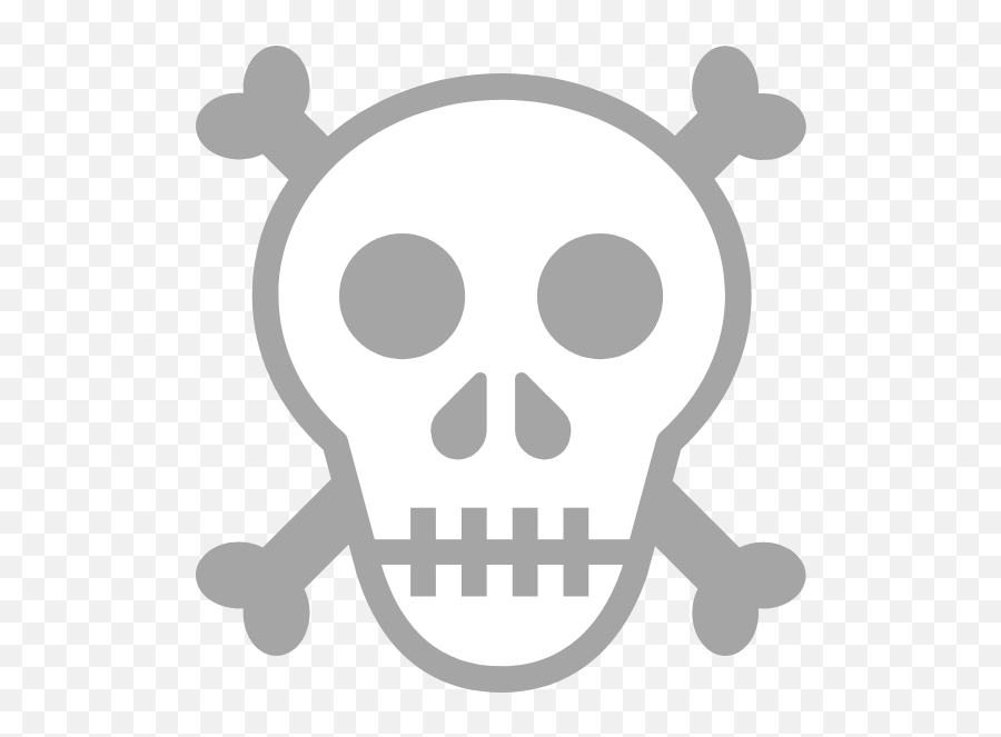 Skull Bones Graphic - Skull Emoji,Skull Fish Fish Emoji