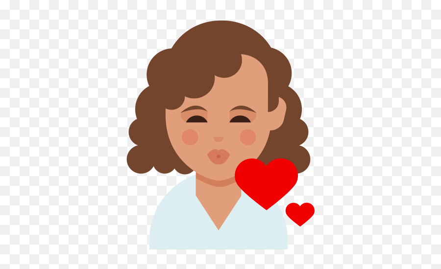 Love Your Curls With The Dove Emoji Keyboard - Curly Red Hair Emoji,Cinnamon Roll Emoji