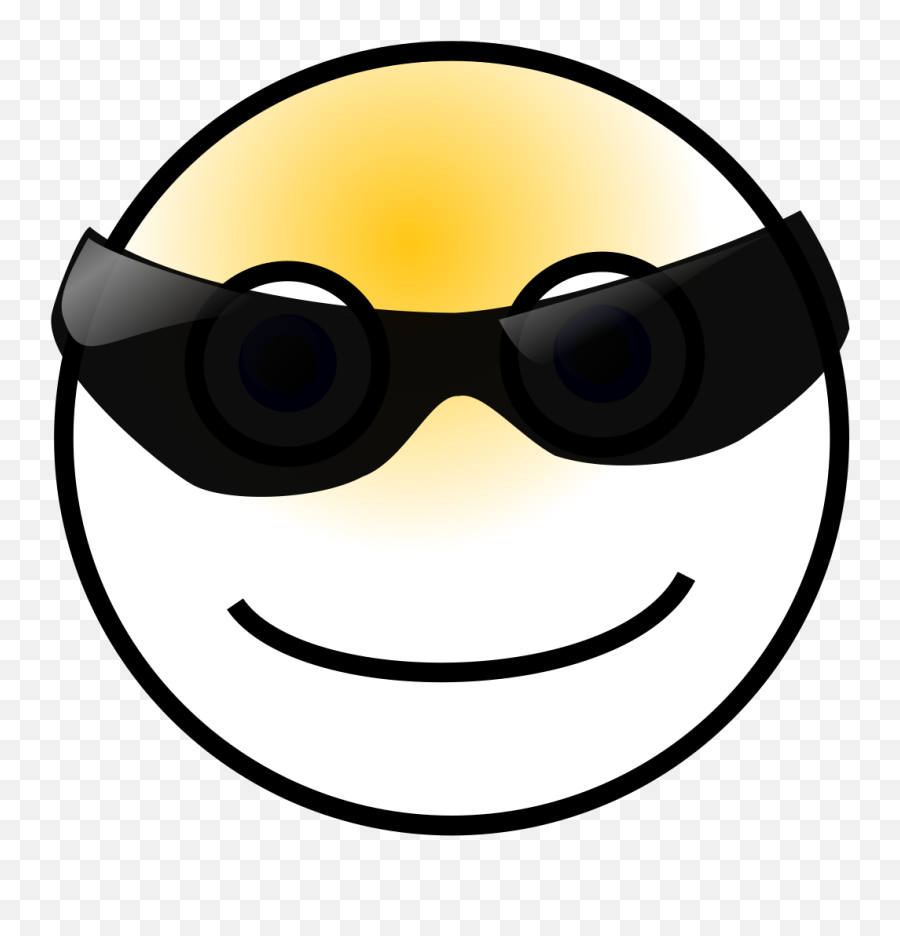 Smiley Svg Vector Smiley Clip Art - Svg Clipart Cool Smiley Emoji,Wave Emoticons