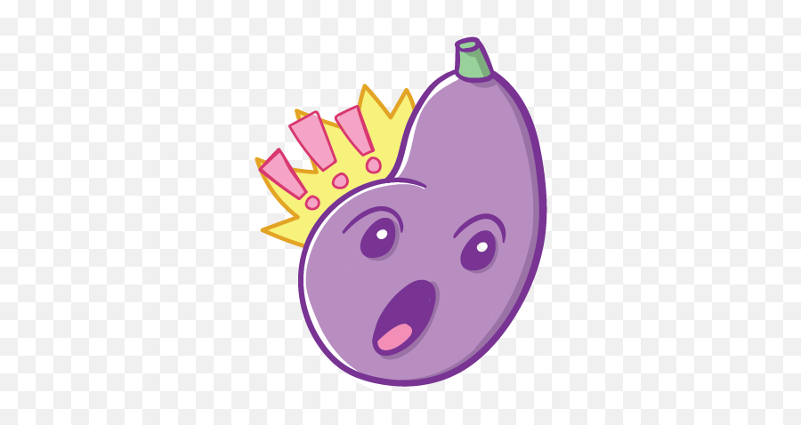 Eggplant Stickers - Clip Art Emoji,Turnip Emoji