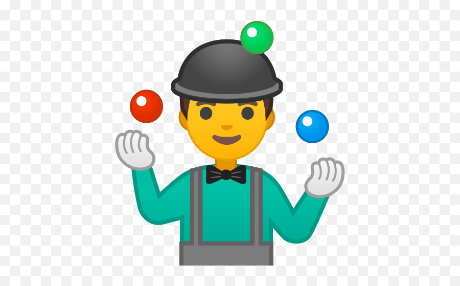 Man Juggling Emoji - Emoticon Malabares,Job Emoji