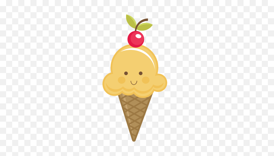 Happy Ice Cream Clipart - Ice Cream Cute Clip Art Emoji,Ice Cream Emojis