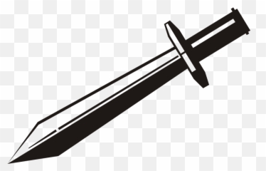 Download Free Png Sword - Clipart Black And White Emoji