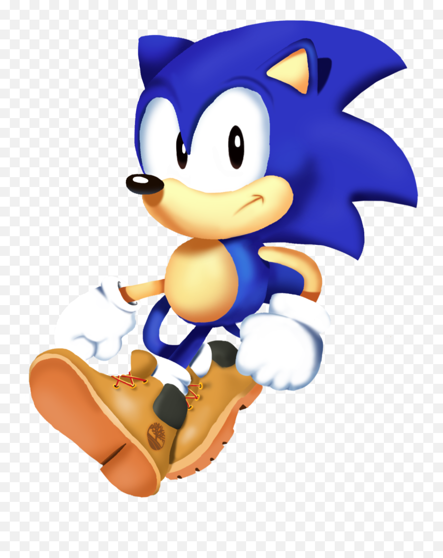 Daves Toons I Told People - Classic Sonic Official Art Emoji,Timbs Emoji