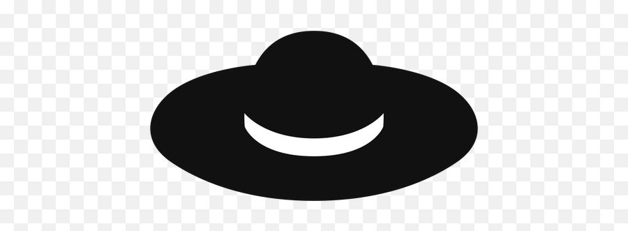 Cowboy Hat Floppy Straw Hat Flat Icon - Emblem Emoji,Straw Hat Emoji