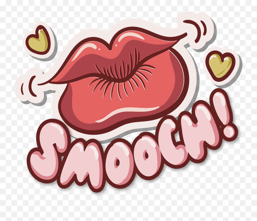 Big Red Lip Kiss - Big Red Lips Kiss Emoji,Big Lip Emoji