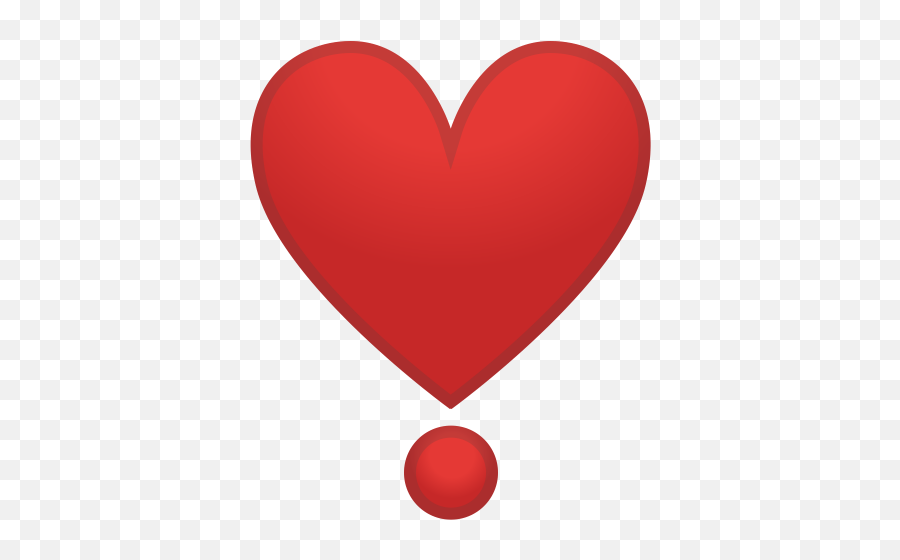 Heavy Heart Exclamation Icon - Heart Exclamarion Png Transparent Emoji,Google Heart Emoji