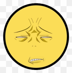 Crunchyroll - Wtf Face Anime Png Emoji