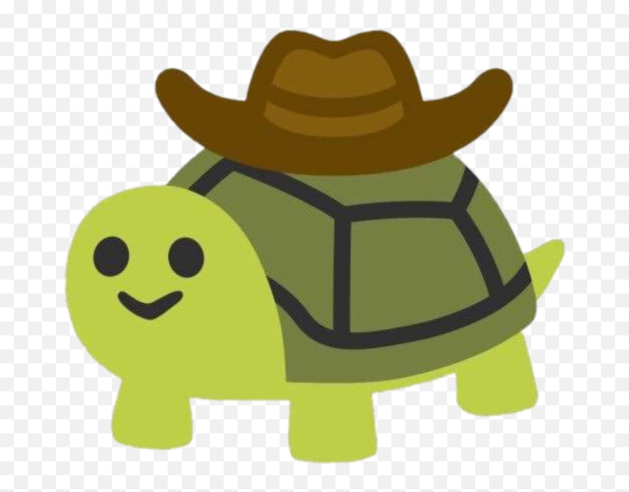 Tortugaconsombrero Tortuga Emoji - Android Turtle Emoji Png,Sombrero Emoji