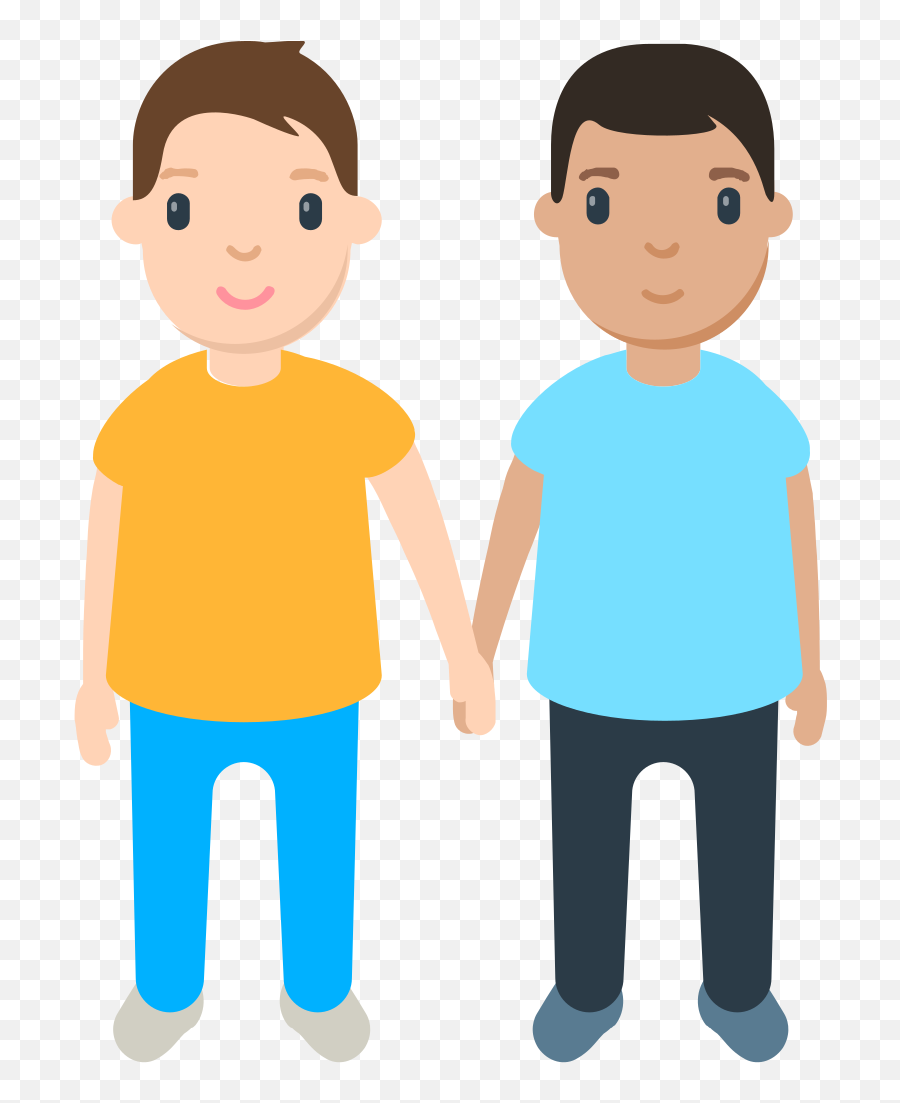 Fxemoji U1f46c - Guys Holding Hands Clipart,Gay Emoji
