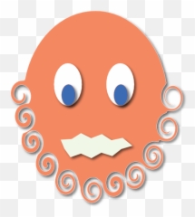 Curly Beard Old Man Clipart - Art Emoji