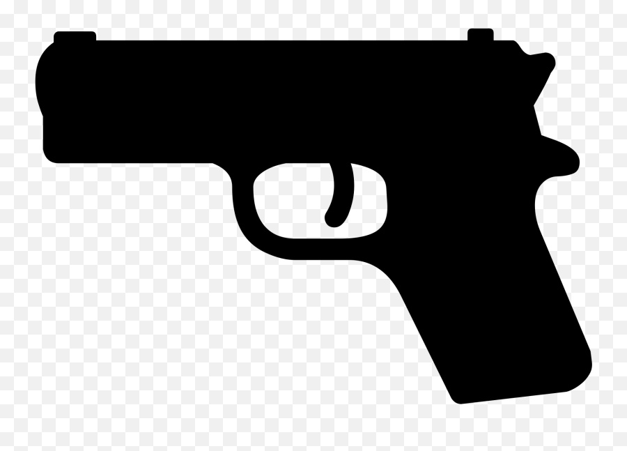 Download Open - Gun Silhouette Png Emoji,Gun Emoji