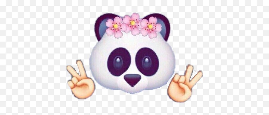 Cmrf Tumblr Tumblrhipster Hipster Panda Pandatumblr - Panda Emoji Transparent Background,Hipster Emojis