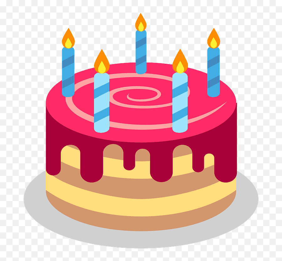 Birthday Cake Emoji Clipart - Happy Birthday Gif,Birthday Celebration Emoji