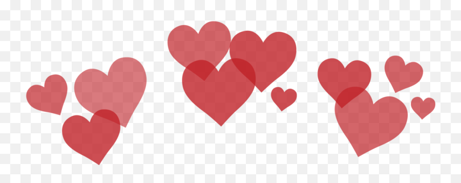 Snapchat Hearts Png Snapchat Hearts Png Transparent Free - Black Heart Crown Png Emoji,Snapchat Emojis Mean