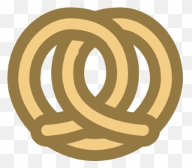 Pretzel Icon - Solid Emoji,Pretzel Emoji