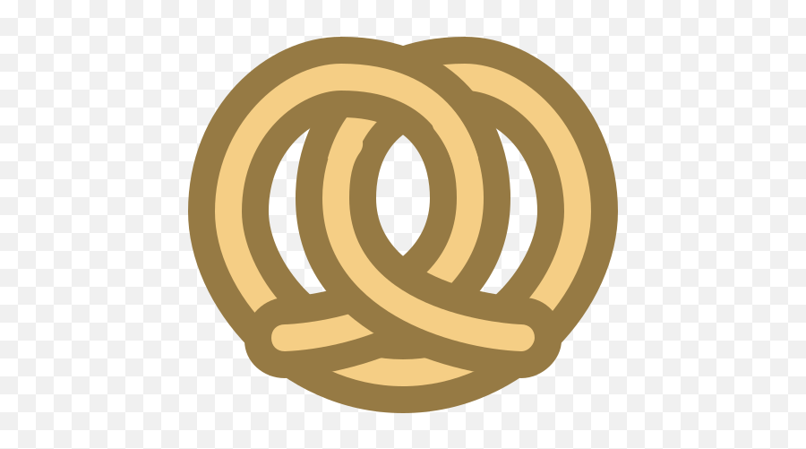 Pretzel Icon - Solid Emoji,Pretzel Emoji