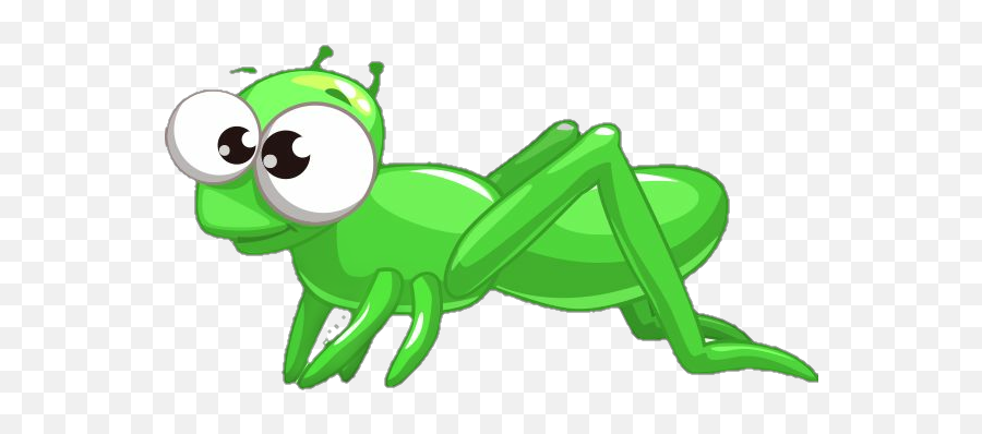 Grasshopper Cartoon - Cartoon Emoji,Grasshopper Emoji