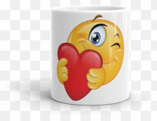 Heart - Mug U2013 Emoji Gambar Slank Anak Mami,Coffee Cup Emoji