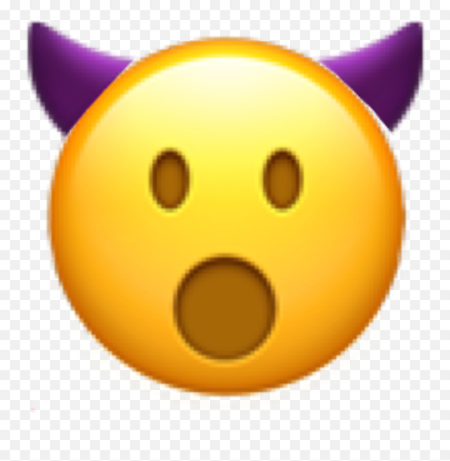 Demon Wow Emoji Galaxy Wow Sticker By Theotaku - Happy,Wow Emoji Png