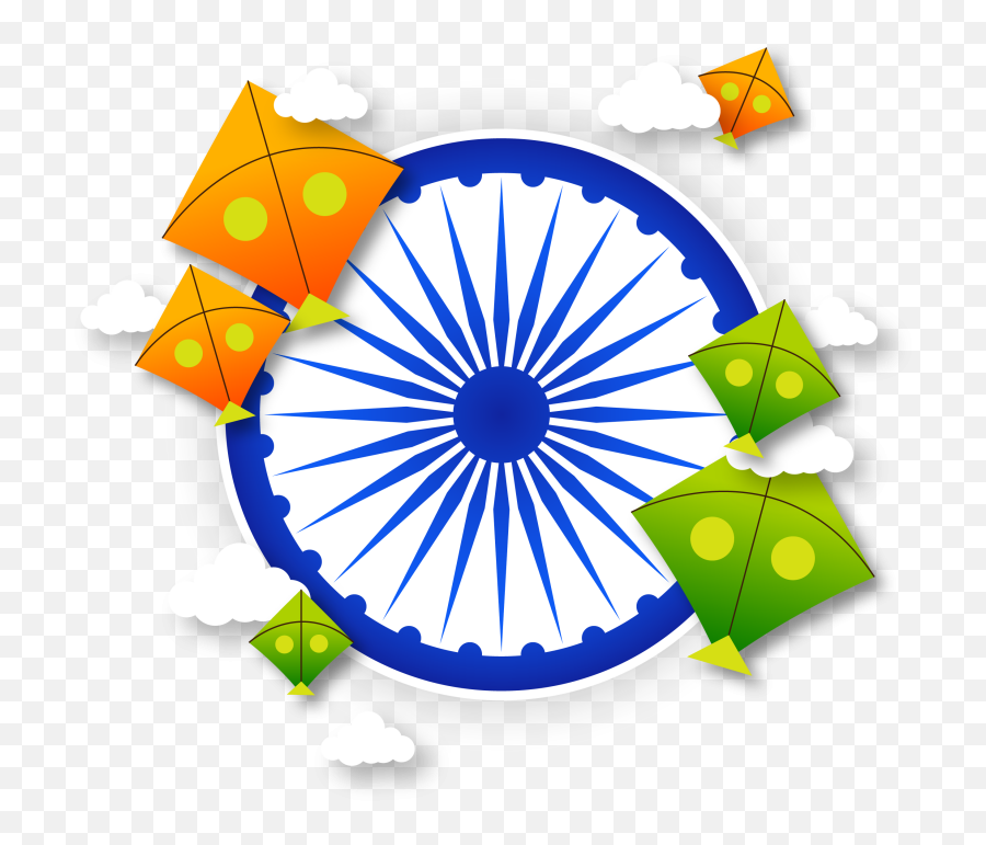 India Flag Ashok Chakra With - Colorpngfile Free Png Ashok Chakra Image Download Emoji,India Flag Emoji