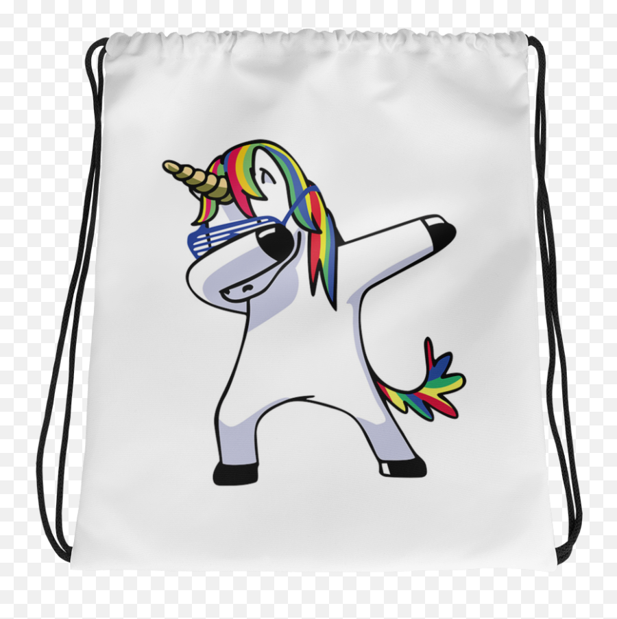 Cool Face Png - Lol Girlface Emoji Cool Drawstring Bag Rainbow Cool Rainbow Unicorn,Emoji Cool