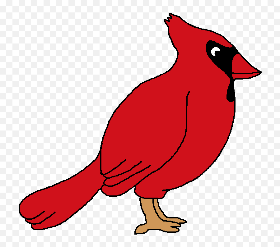 Cardinal Clipart Kid 2 - Cardinal Red Bird Clipart Emoji,Cardinal Emoji