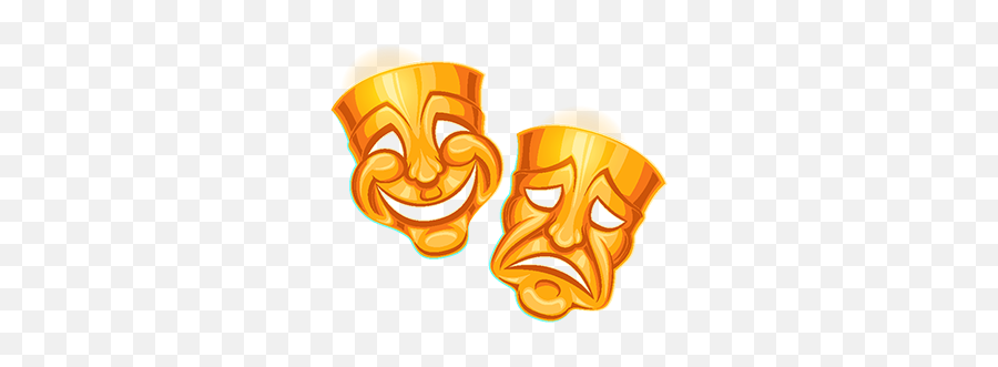 Theatre Vector Theater Face Transparent Png Clipart Free - Theatre Mask Illustration Emoji,Theatre Emoji