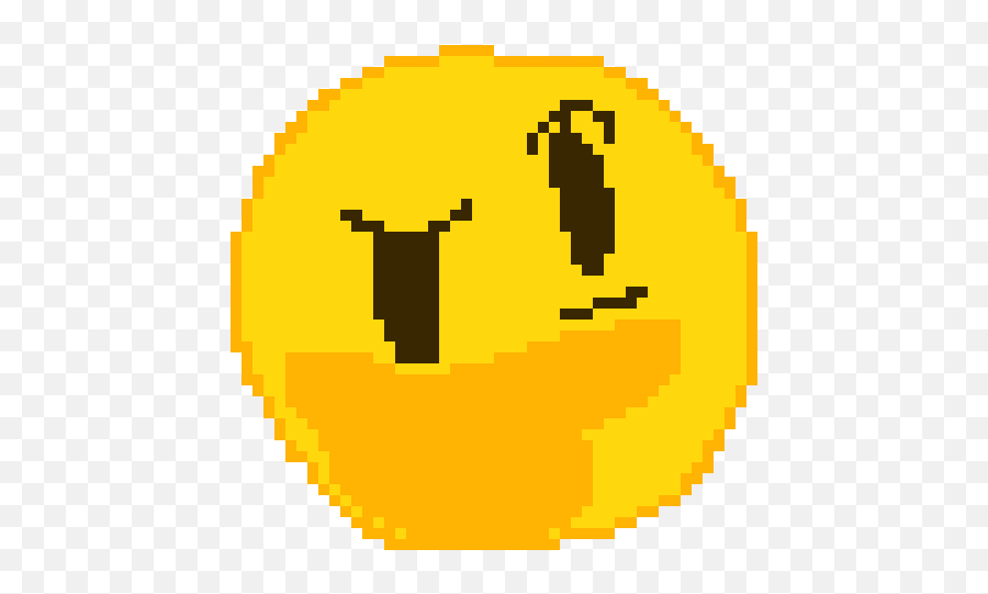 Thinking Emoji - Terraria King Slime Pixel Art,Thinking Emoji