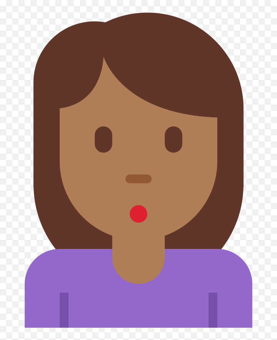 Twemoji2 1f64e - Human Skin Color Emoji,Frowny Emoji