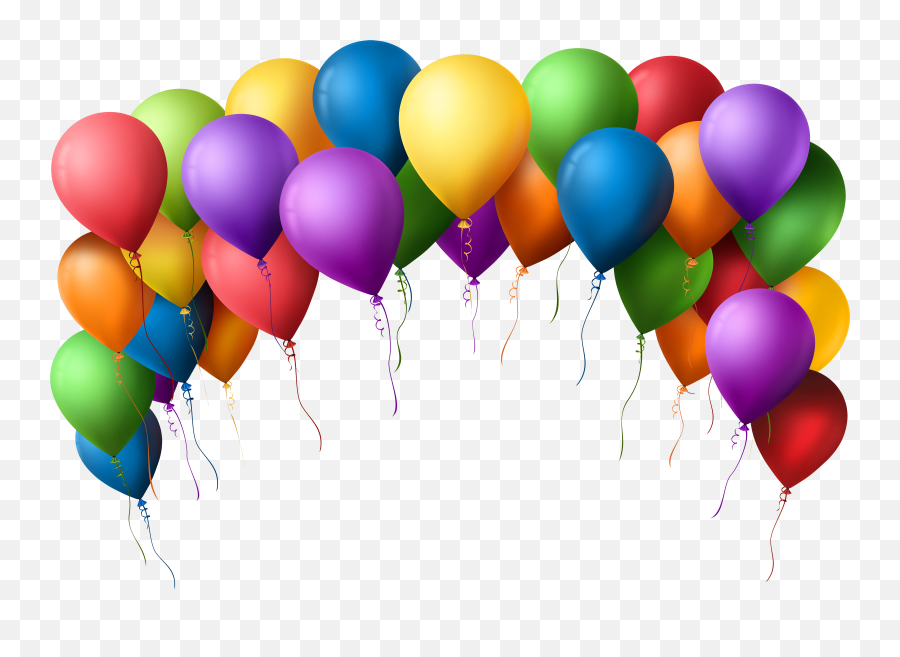Birthday Balloon Images - Transparent Background Birthday Balloons Emoji,Emojis Balloons