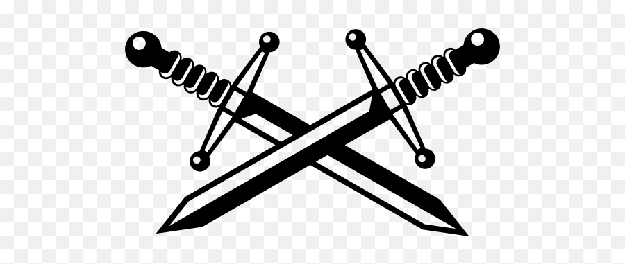 Two Crossed Swords Sticker - Two Swords Crossed Transparent Emoji,Sword Emoji