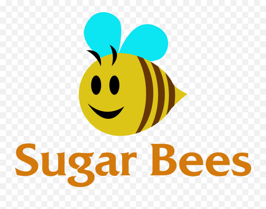 Logo Design For Sugar Bees - Smiley Emoji,Pencil Emoticon