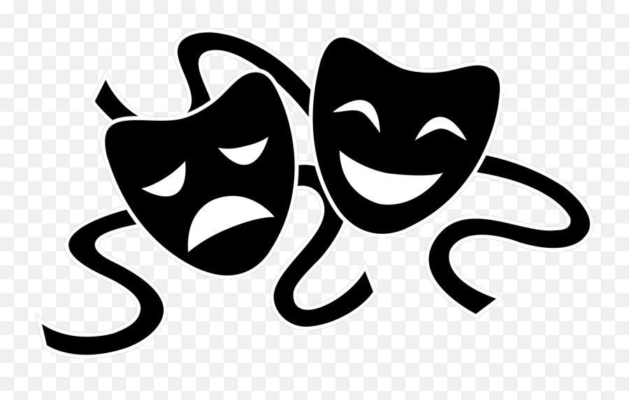 Drama Theatre Of Ancient Greece Comedy - Theater Masks Transparent Background Emoji,Comedy Tragedy Emoji